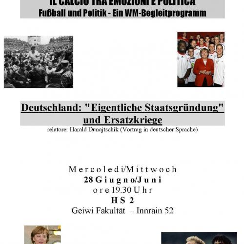 2006, Poster Vortrag Calcio Politica