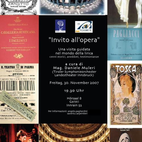 2007, Poster Vortrag Opera