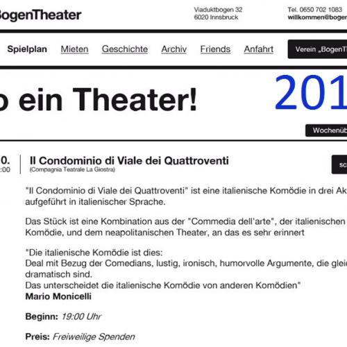 2015, Teatro Condominio
