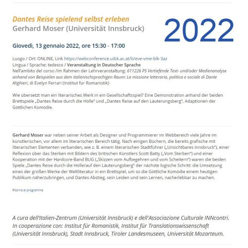 2022.1, Dante 5, Homo ludens